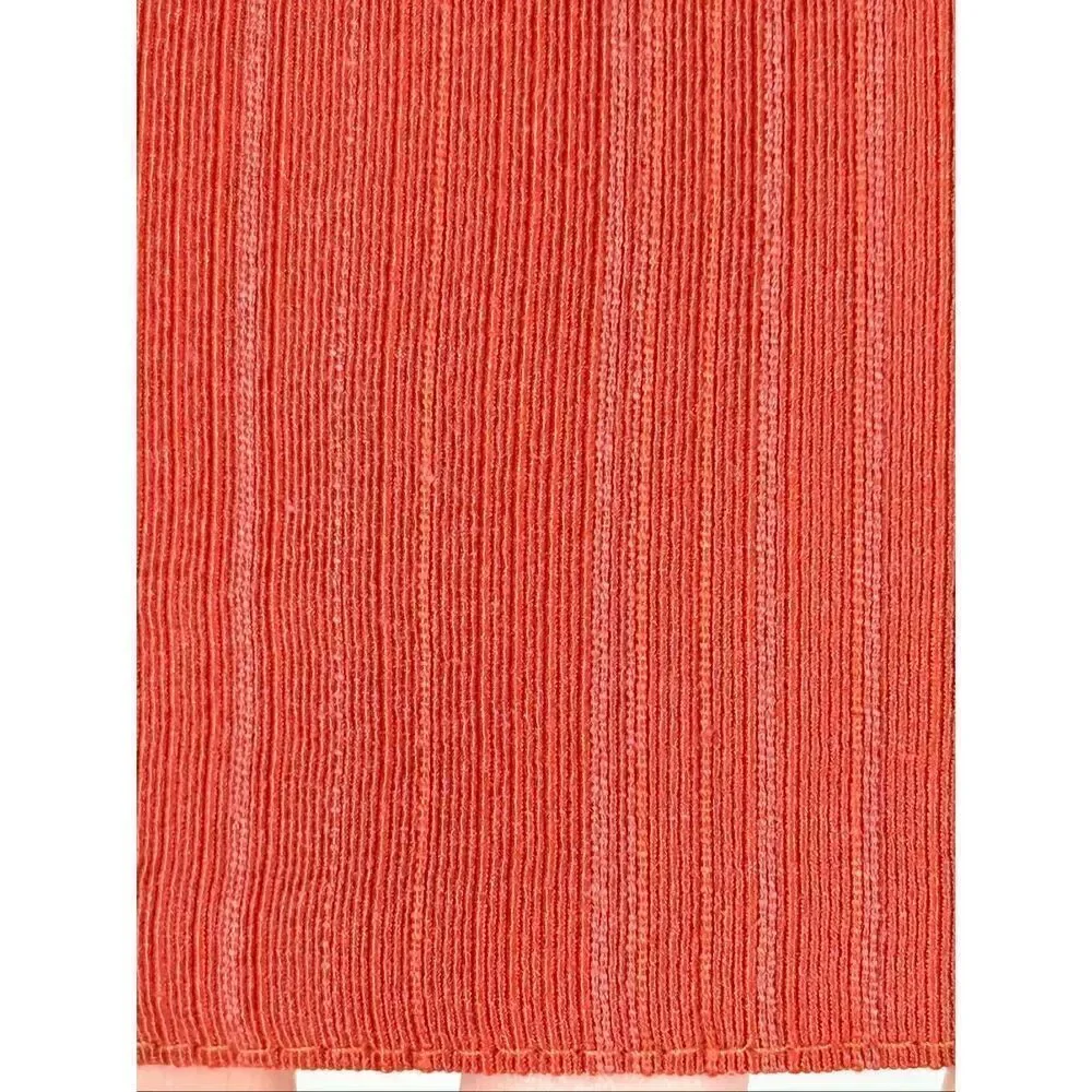 Unbranded Tableware Placemats Cloth Backing 8 Pieces Orange/brown beading detail